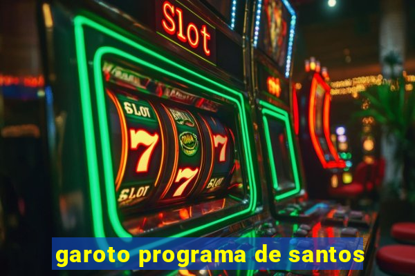 garoto programa de santos